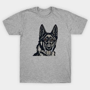 German Shepherd Dog Smile T-Shirt